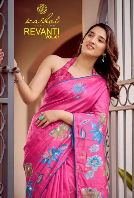 Revanti Vol 1 By Kashvi Tesla Digital Printed Saree 